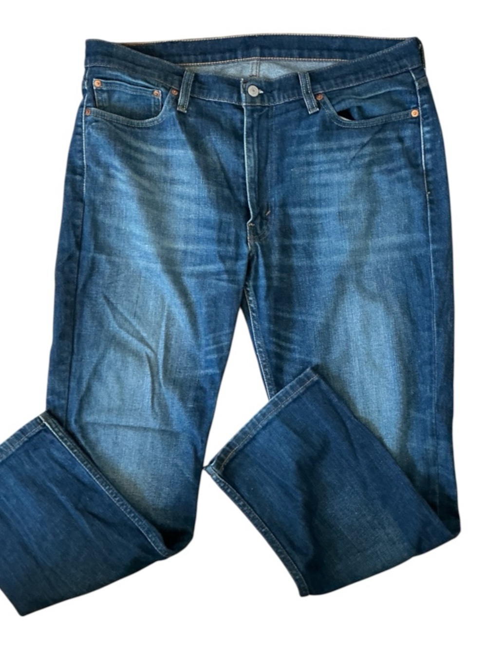 Levi's 514 Jeans Mens 38x30 (actual 38x29) Straight Fit Stretch Denim